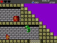 une photo d'Ã©cran de Wonder Boy III - The Dragon s Trap sur Sega Master System